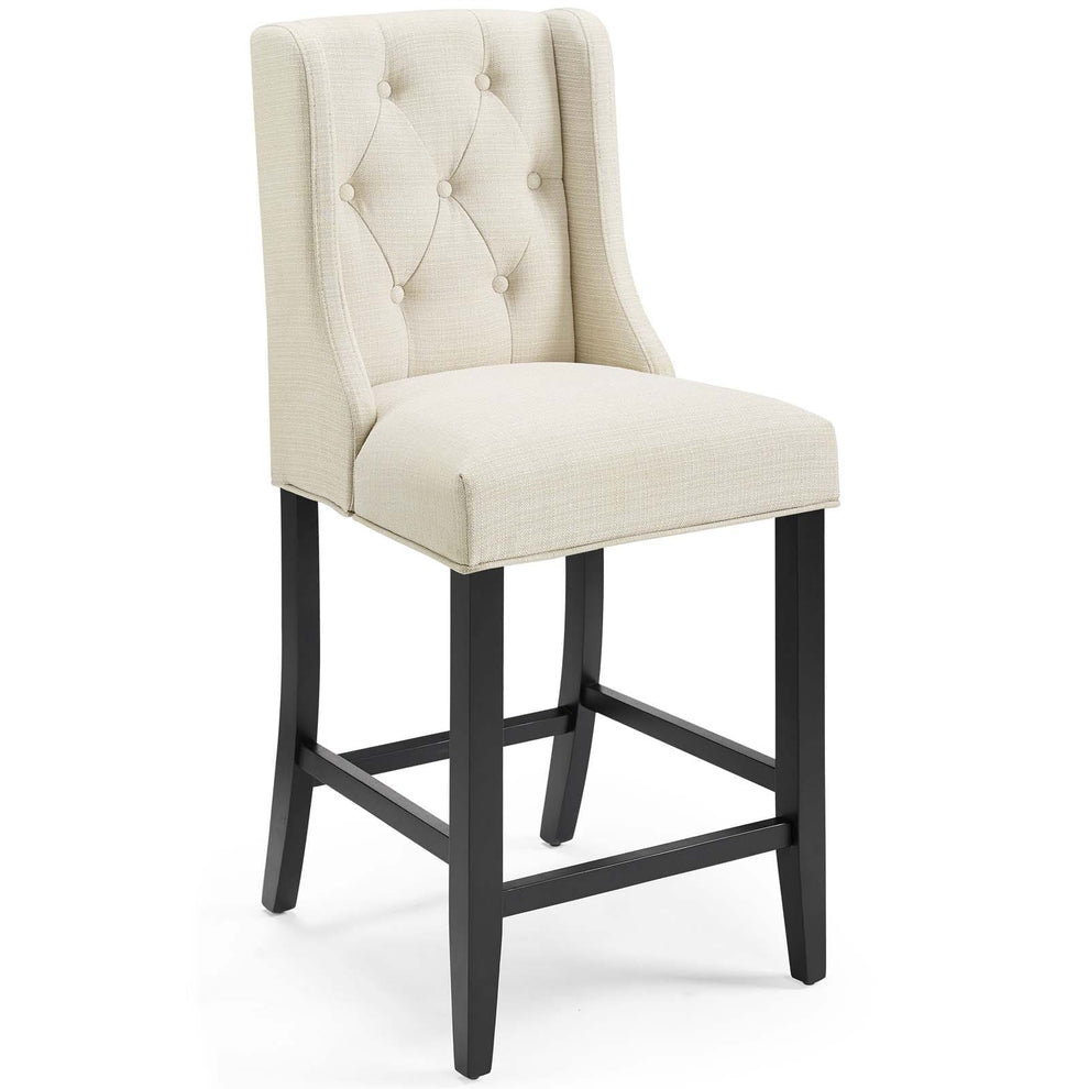 Modway Baronet Tufted Button Upholstered Fabric Counter Stool - EEI-3739 | Counter Stools | Modishstore - 9