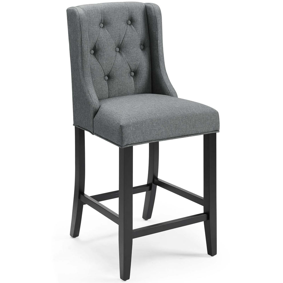 Modway Baronet Tufted Button Upholstered Fabric Counter Stool - EEI-3739 | Counter Stools | Modishstore - 16