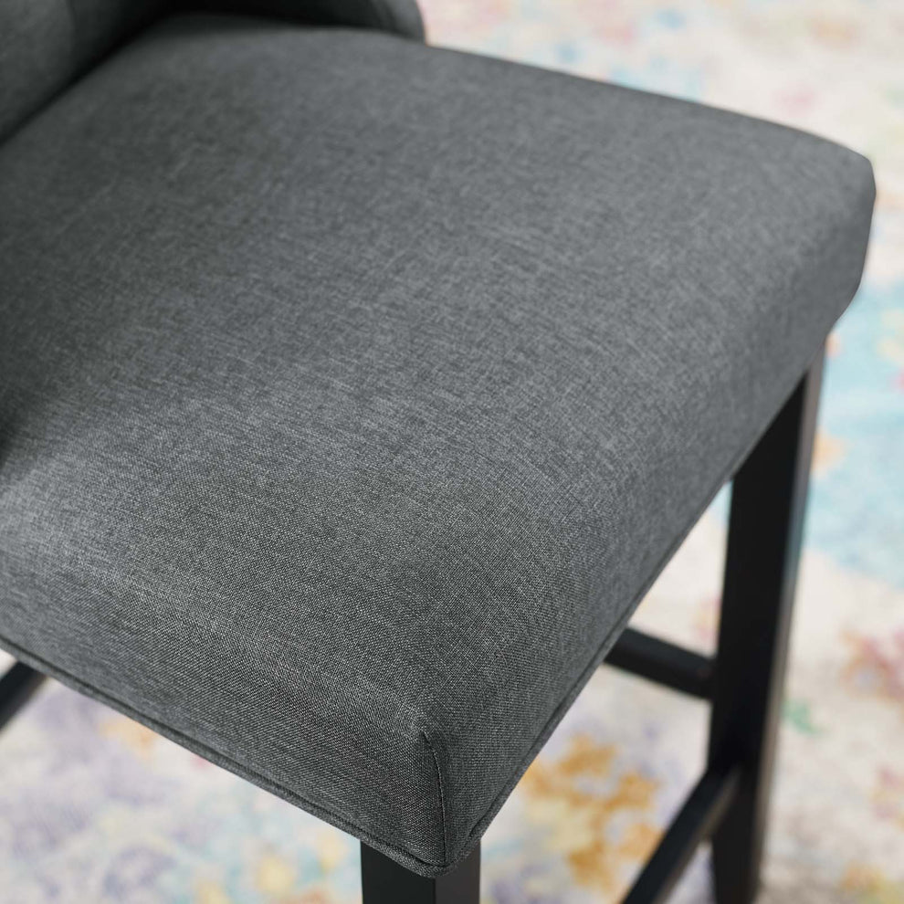 Modway Baronet Tufted Button Upholstered Fabric Counter Stool - EEI-3739 | Counter Stools | Modishstore - 21