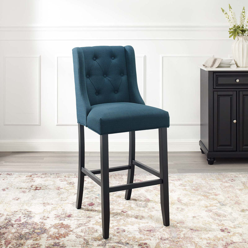 Modway Baronet Tufted Button Upholstered Fabric Bar Stool - EEI-3741 | Bar Stools | Modishstore - 1