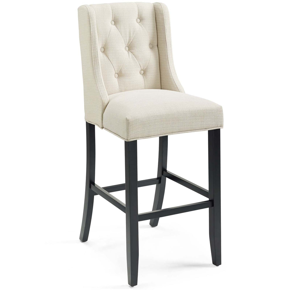 Modway Baronet Tufted Button Upholstered Fabric Bar Stool - EEI-3741 | Bar Stools | Modishstore - 9