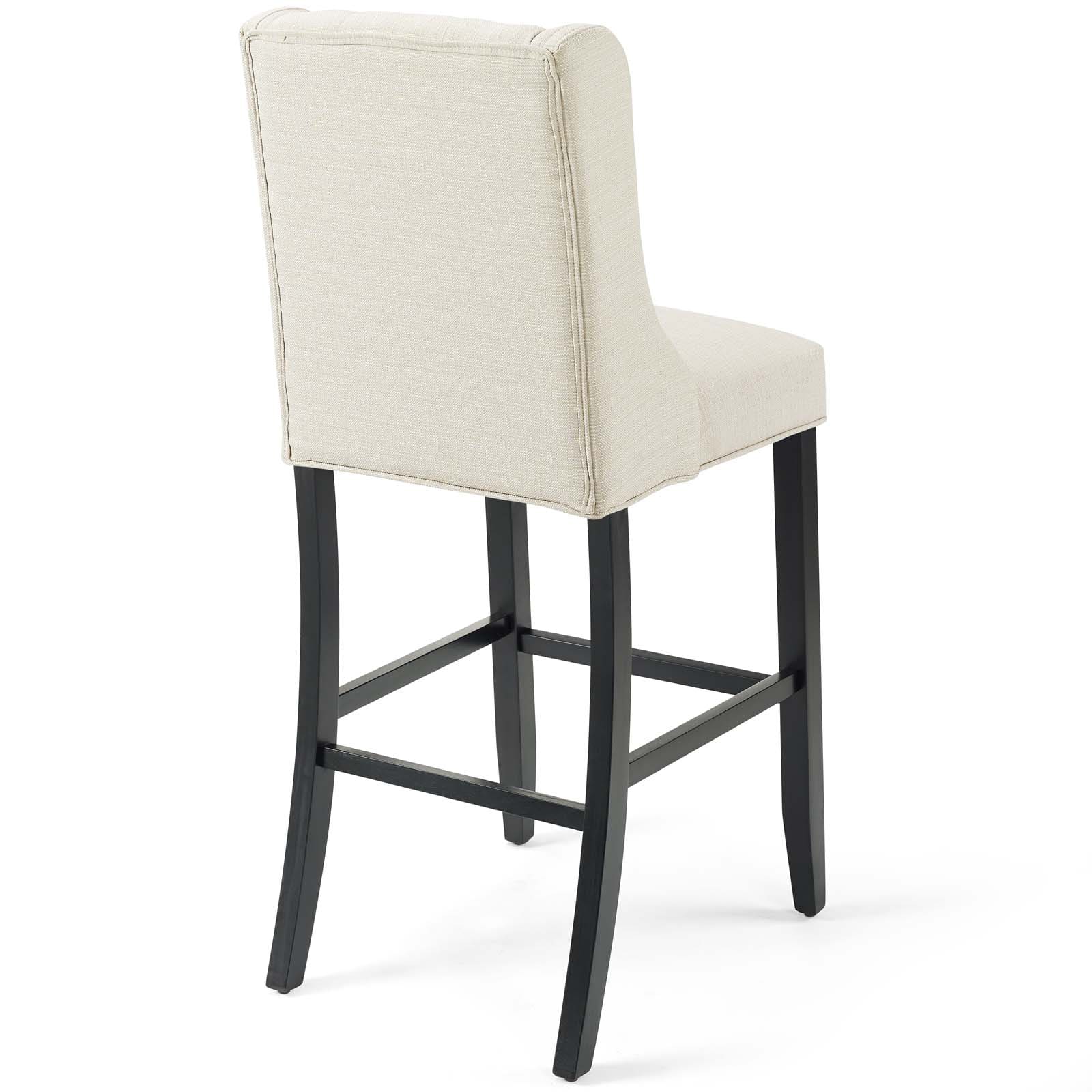 Modway Baronet Tufted Button Upholstered Fabric Bar Stool - EEI-3741 | Bar Stools | Modishstore - 11