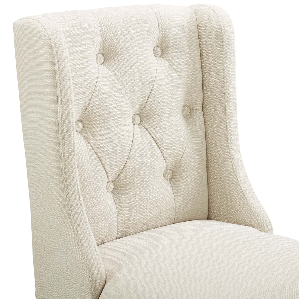 Modway Baronet Tufted Button Upholstered Fabric Bar Stool - EEI-3741 | Bar Stools | Modishstore - 13