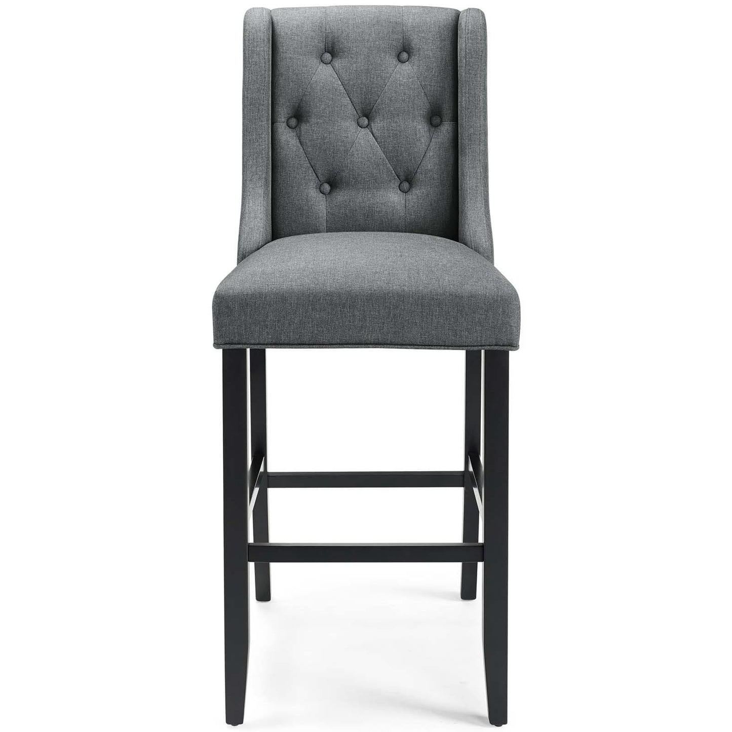 Modway Baronet Tufted Button Upholstered Fabric Bar Stool - EEI-3741 | Bar Stools | Modishstore - 19