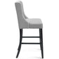 Modway Baronet Tufted Button Upholstered Fabric Bar Stool - EEI-3741 | Bar Stools | Modishstore - 24