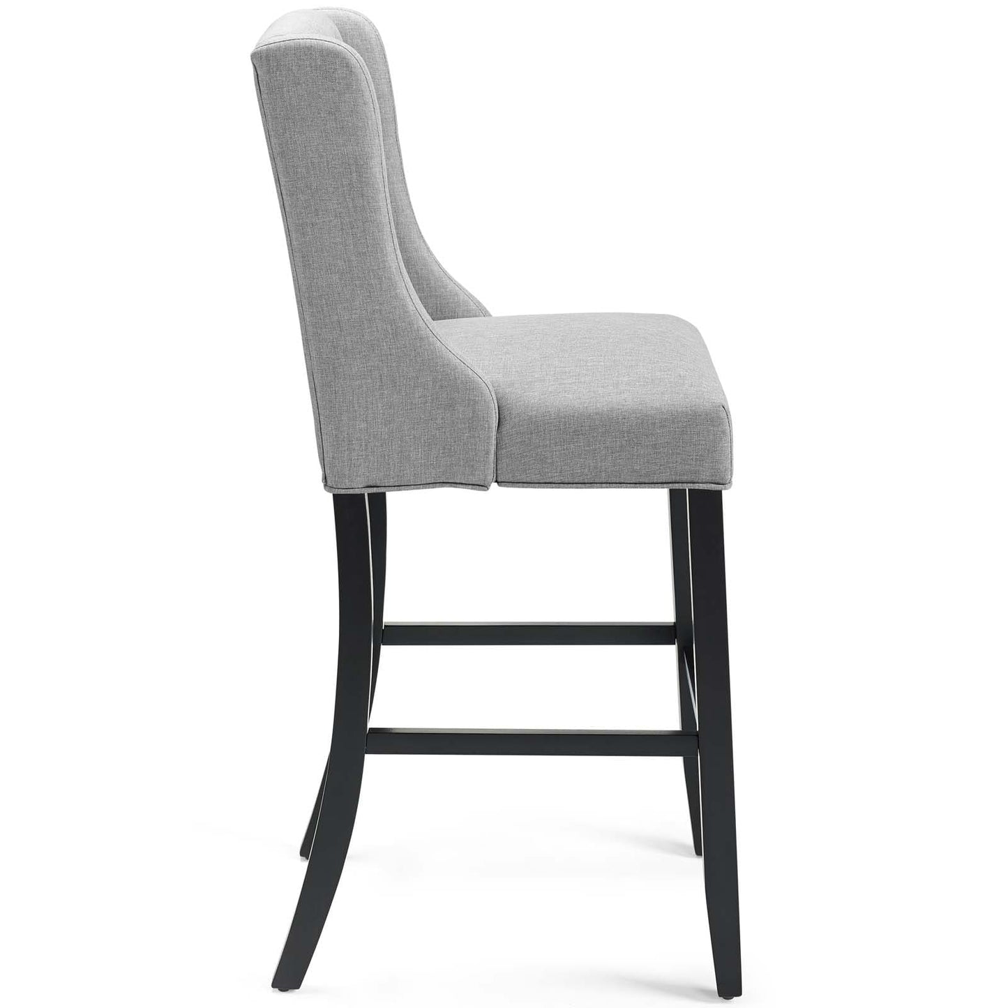 Modway Baronet Tufted Button Upholstered Fabric Bar Stool - EEI-3741 | Bar Stools | Modishstore - 24