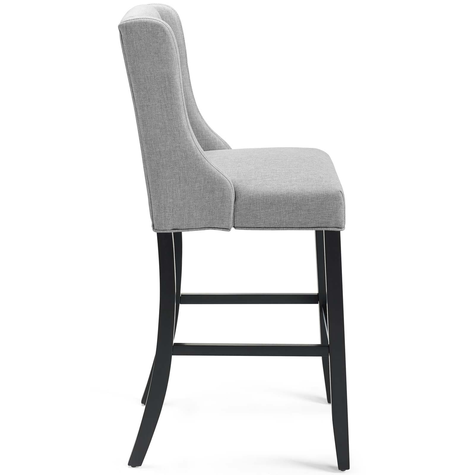 Modway Baronet Tufted Button Upholstered Fabric Bar Stool - EEI-3741 | Bar Stools | Modishstore - 24