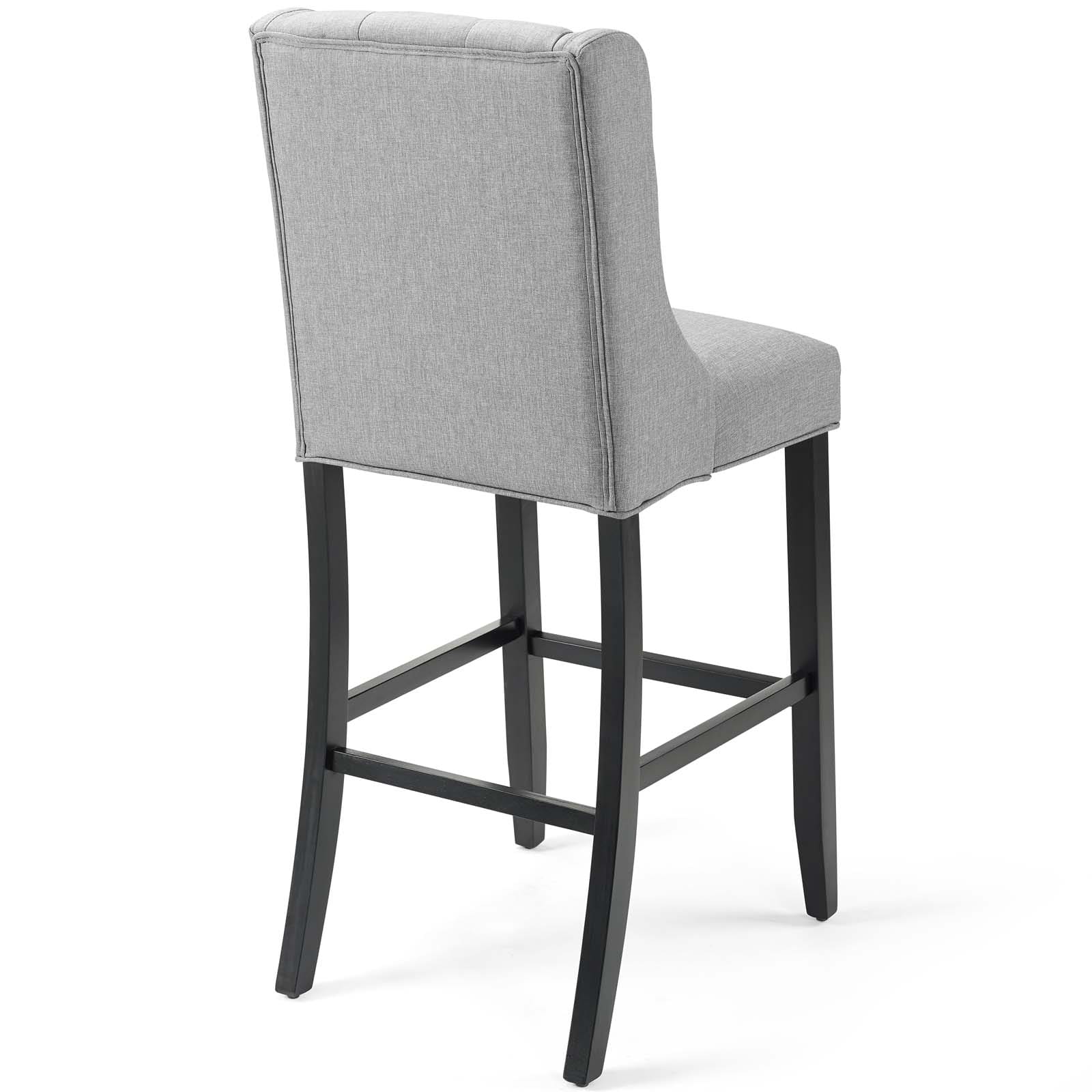 Modway Baronet Tufted Button Upholstered Fabric Bar Stool - EEI-3741 | Bar Stools | Modishstore - 25