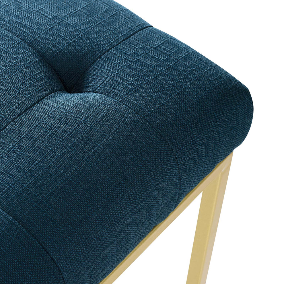 Modway Privy Gold Stainless Steel Upholstered Fabric Dining Accent Chair - EEI-3743 | Dining Chairs | Modishstore - 7