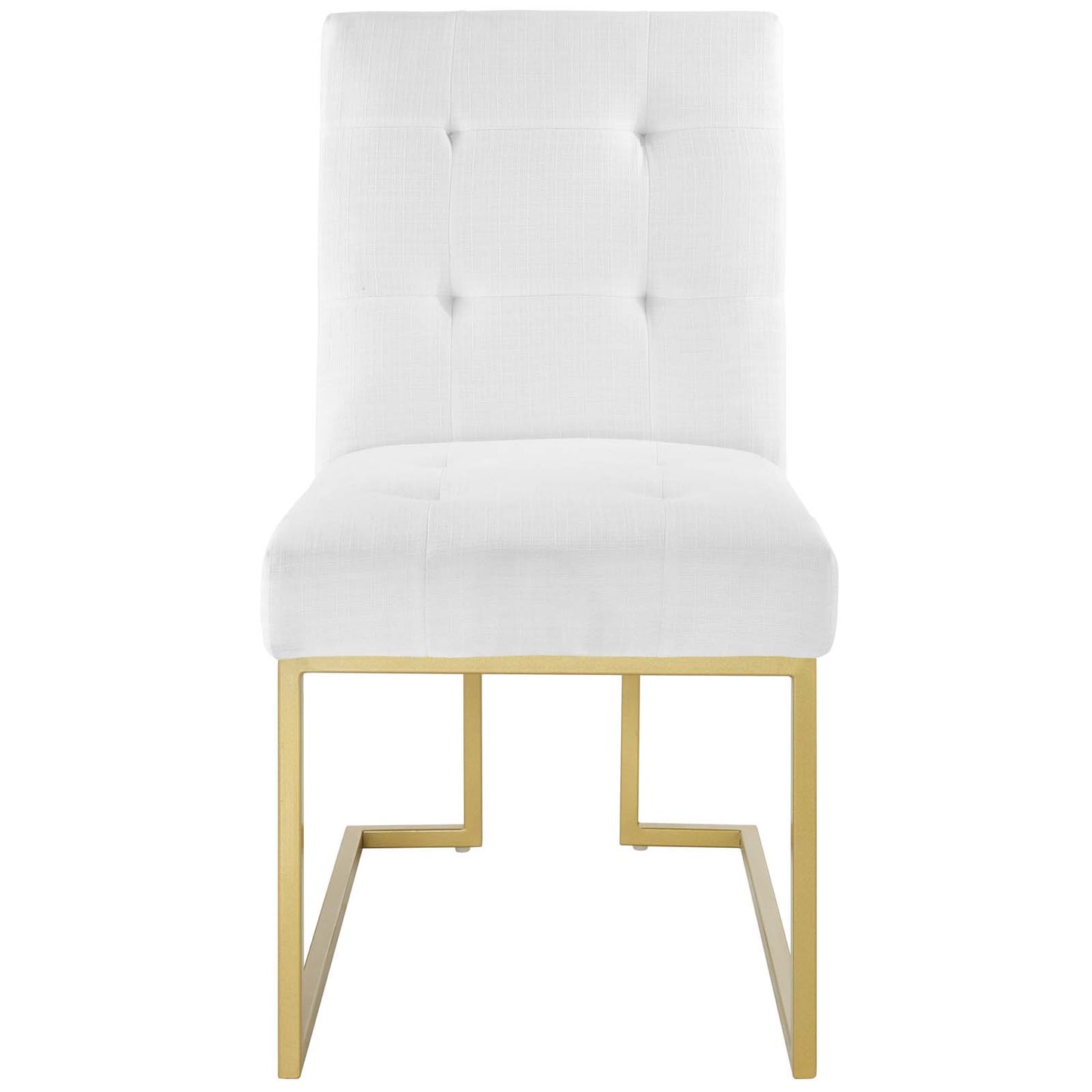 Modway Privy Gold Stainless Steel Upholstered Fabric Dining Accent Chair | Dining Chairs | Modishstore-26