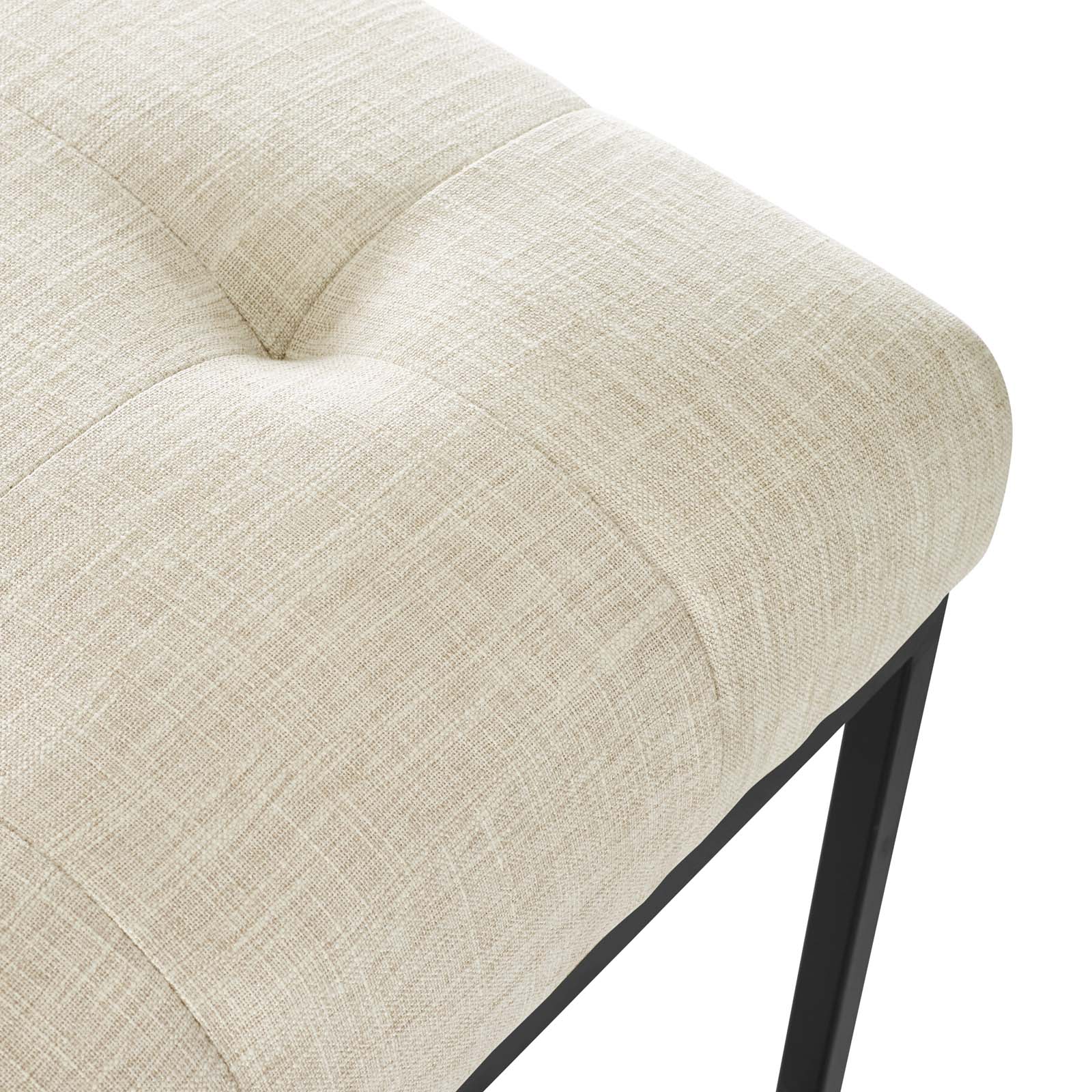 Modway Privy Black Stainless Steel Upholstered Fabric Dining Chair - EEI-3745 | Dining Chairs | Modishstore - 8