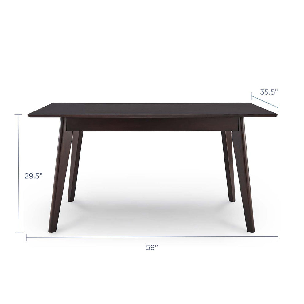 Modway Oracle 59" Rectangle Dining Table - EEI-3747 | Dining Tables | Modishstore - 3
