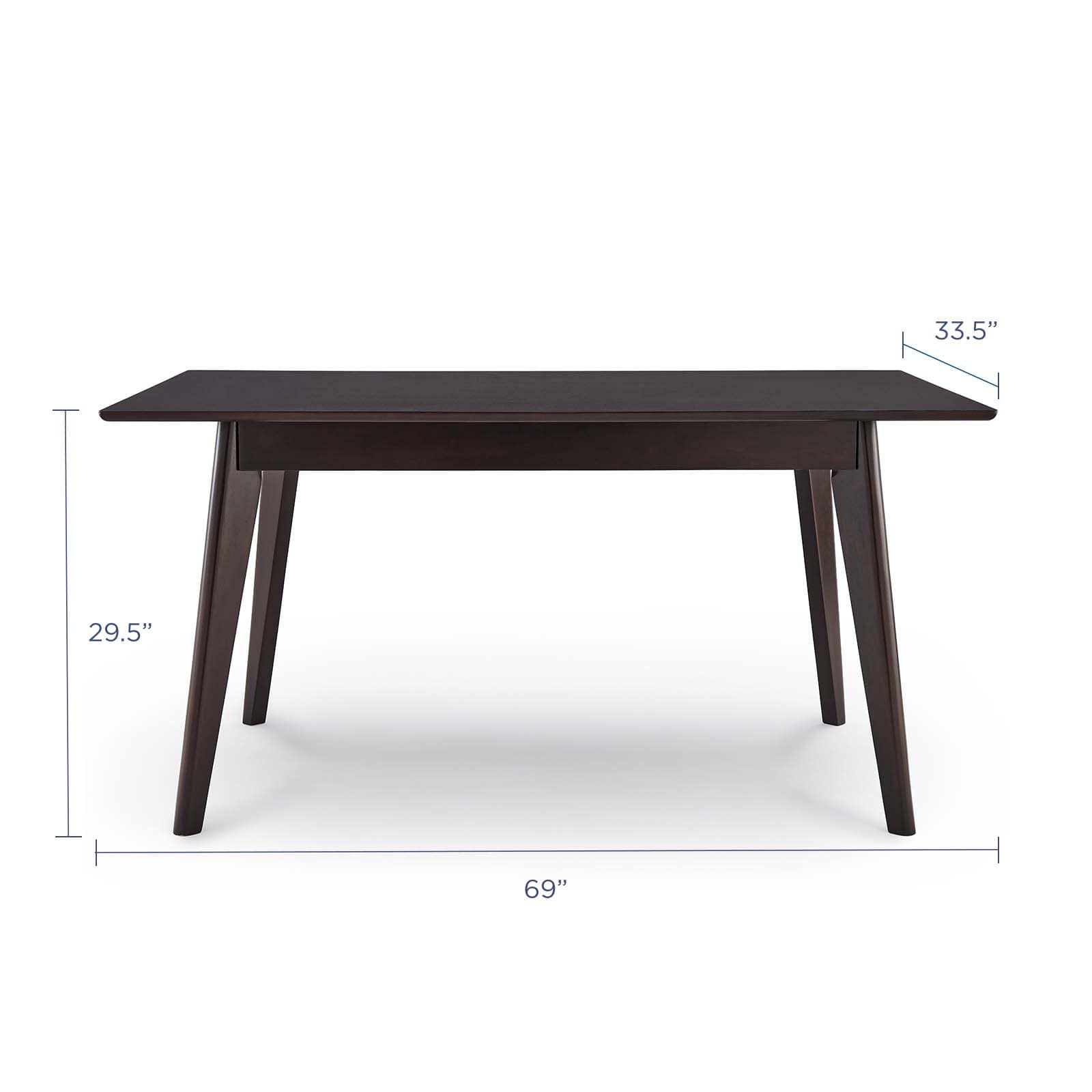 Modway Oracle 69" Rectangle Dining Table - EEI-3748 | Dining Tables | Modishstore - 3