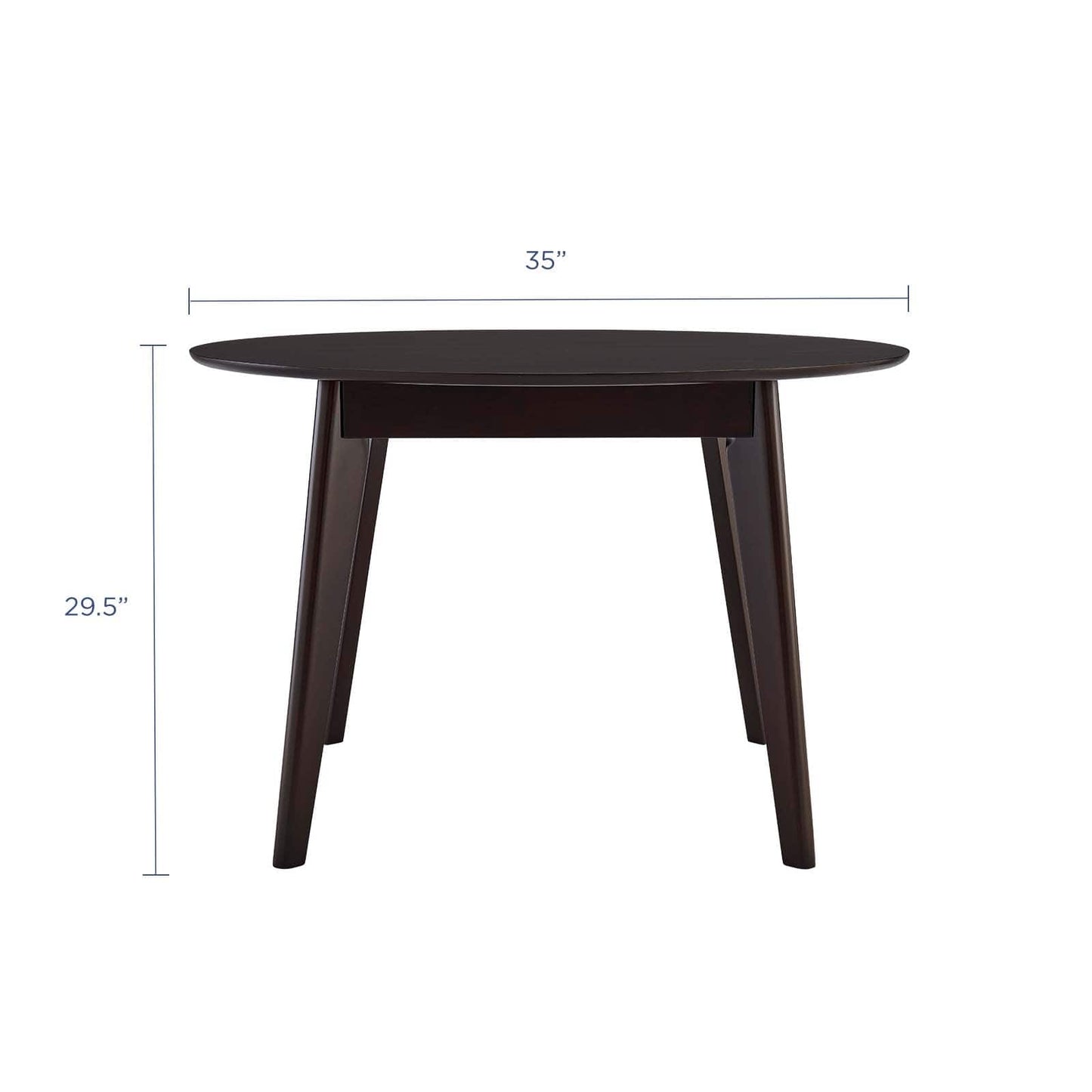 Modway Vision 35" Round Dining Table | Dining Tables | Modishstore-3
