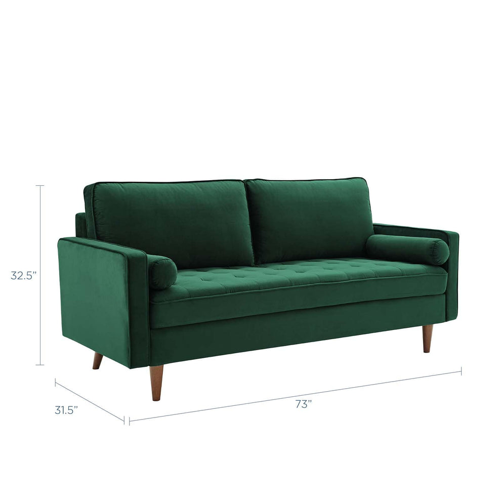 Modway Valour Performance Velvet Sofa - EEI-3764 | Sofas | Modishstore - 18
