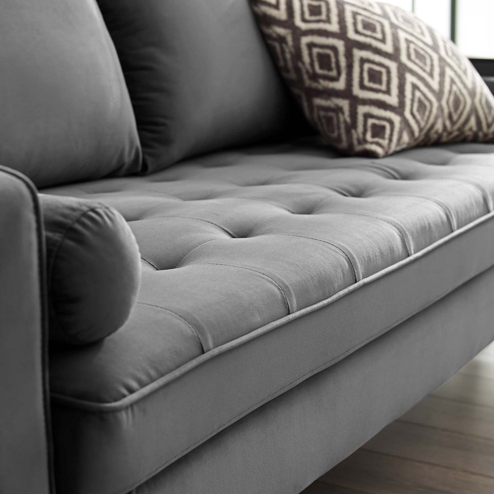 Modway Valour Performance Velvet Sofa - EEI-3764 | Sofas | Modishstore - 29