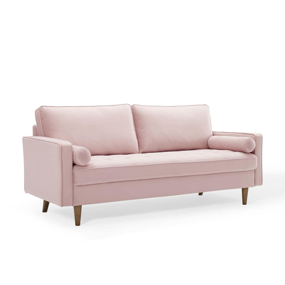 Modway Valour Performance Velvet Sofa - EEI-3764 | Sofas | Modishstore - 48