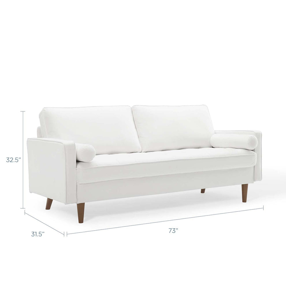 Modway Valour Performance Velvet Sofa - EEI-3764 | Sofas | Modishstore - 65