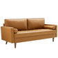 Modway Valour Upholstered Faux Leather Sofa | Sofas | Modishstore