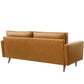 Modway Valour Upholstered Faux Leather Sofa - EEI-3765 | Sofas | Modishstore - 3