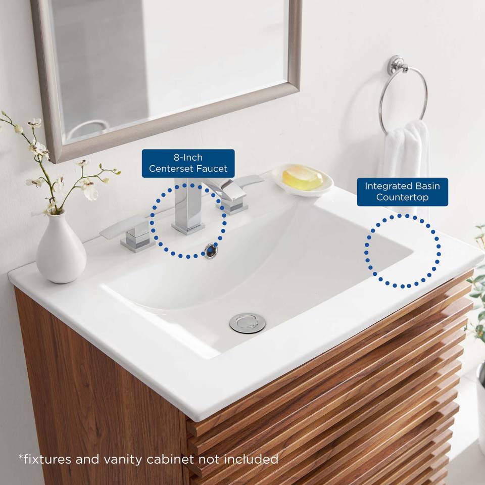 Modway Cayman 24" Bathroom Sink - EEI-3766 | Bathroom Accessories | Modishstore - 2