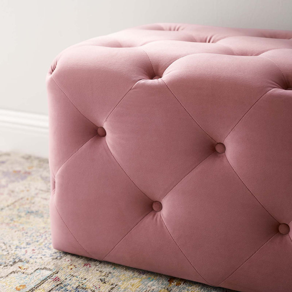 Modway Anthem 48" Tufted Button Entryway Performance Velvet Bench - EEI-3768 | Benches | Modishstore - 8