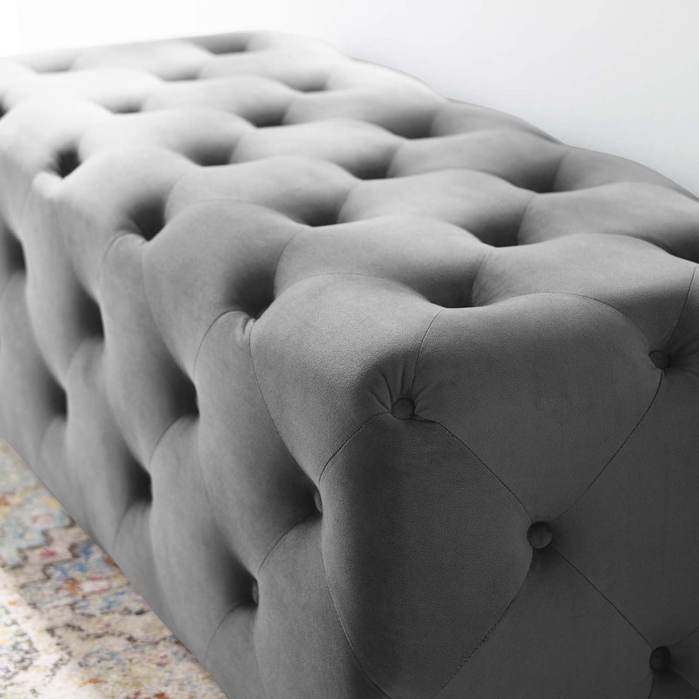 Modway Anthem 48" Tufted Button Entryway Performance Velvet Bench - EEI-3768 | Benches | Modishstore - 16