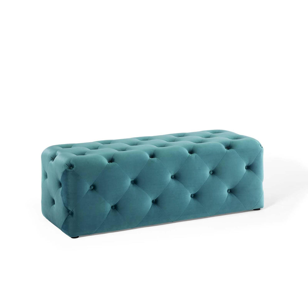 Modway Anthem 48" Tufted Button Entryway Performance Velvet Bench - EEI-3768 | Benches | Modishstore - 29