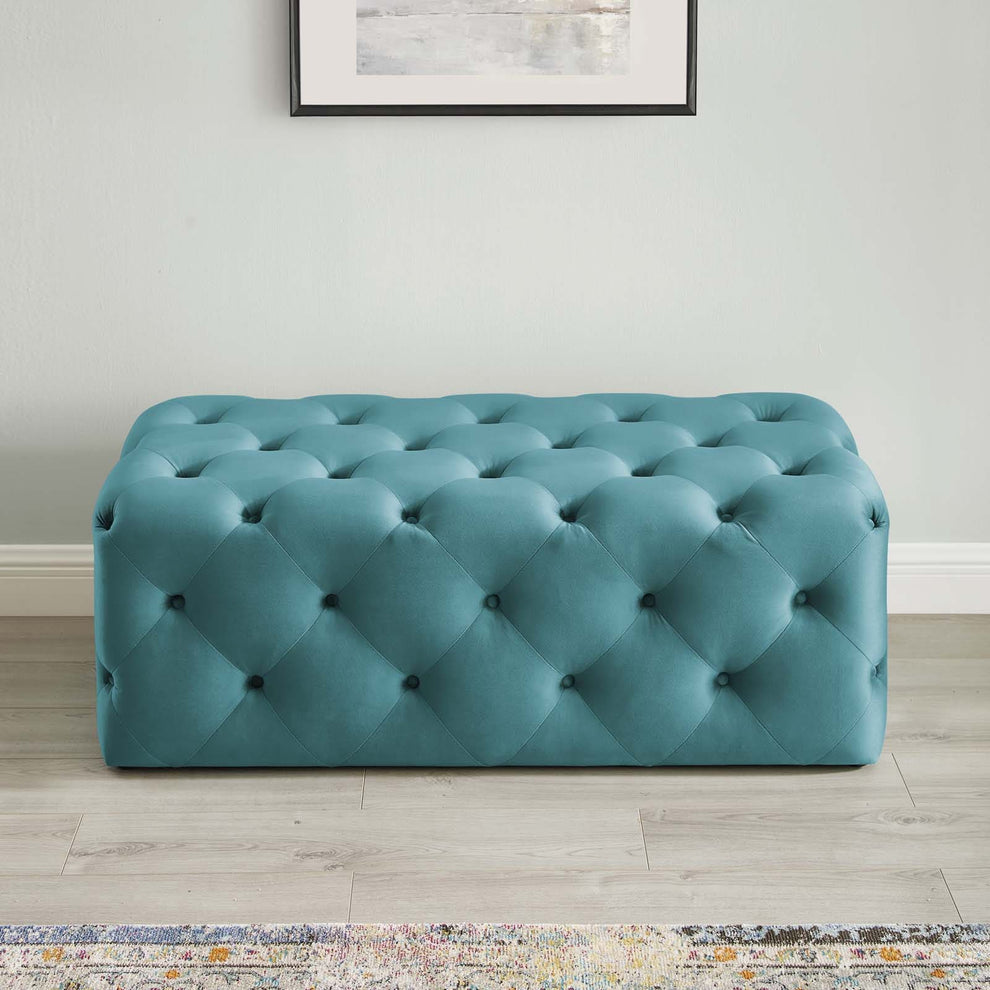Modway Anthem 48" Tufted Button Entryway Performance Velvet Bench - EEI-3768 | Benches | Modishstore - 27