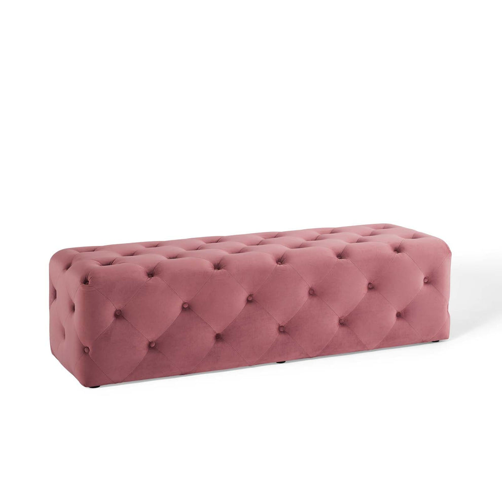 Modway Anthem 60" Tufted Button Entryway Performance Velvet Bench - EEI-3770 | Benches | Modishstore - 6