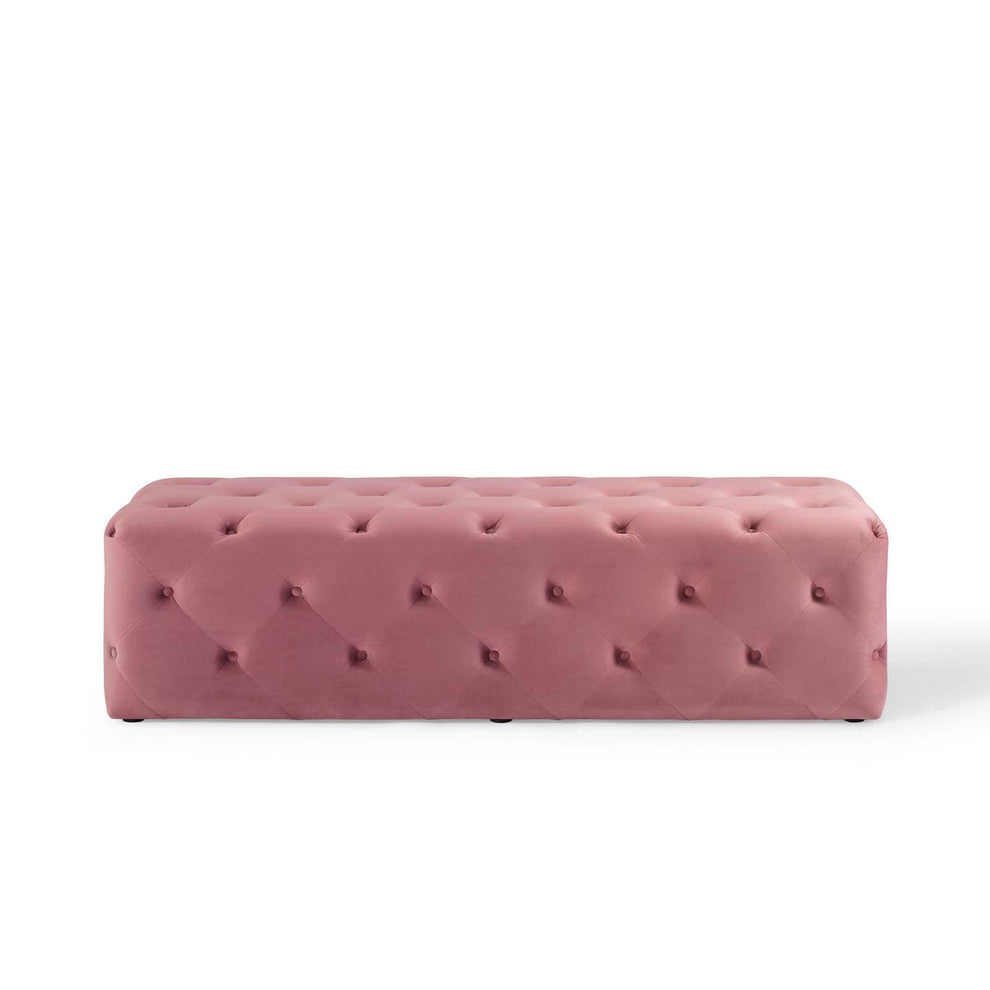 Modway Anthem 60" Tufted Button Entryway Performance Velvet Bench - EEI-3770 | Benches | Modishstore - 5