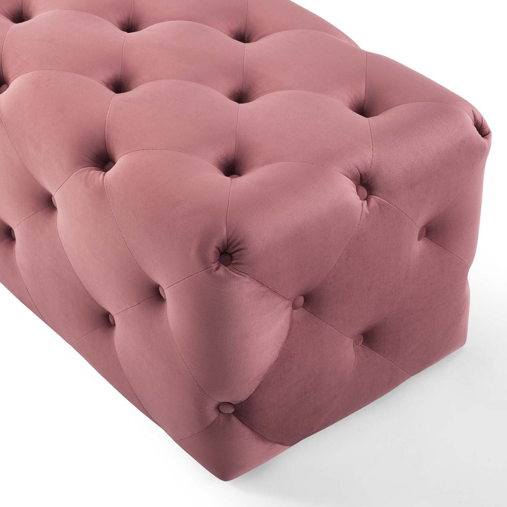 Modway Anthem 60" Tufted Button Entryway Performance Velvet Bench - EEI-3770 | Benches | Modishstore - 7