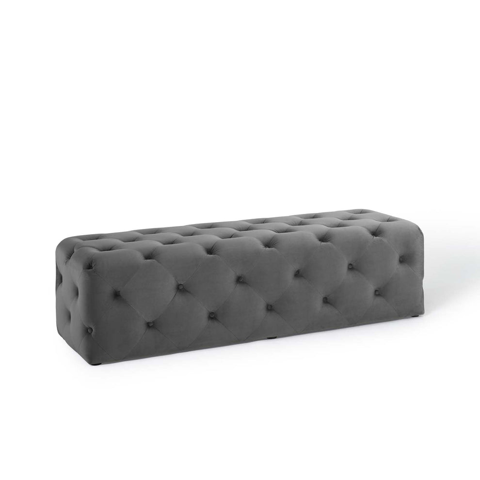 Modway Anthem 60" Tufted Button Entryway Performance Velvet Bench - EEI-3770 | Benches | Modishstore - 11