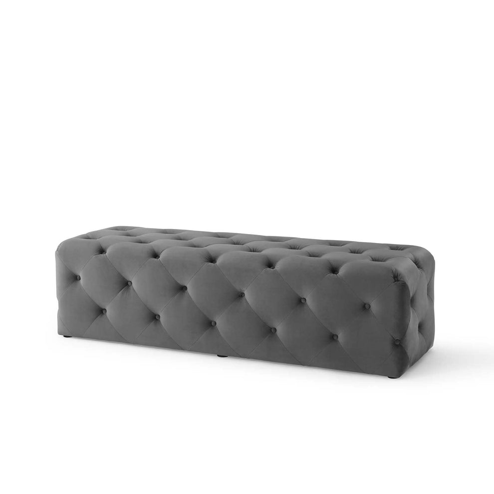 Modway Anthem 60" Tufted Button Entryway Performance Velvet Bench - EEI-3770 | Benches | Modishstore - 13