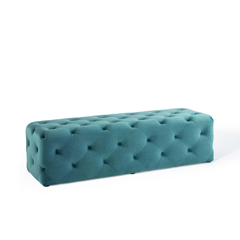 Modway Anthem 60" Tufted Button Entryway Performance Velvet Bench - EEI-3770 | Benches | Modishstore - 16