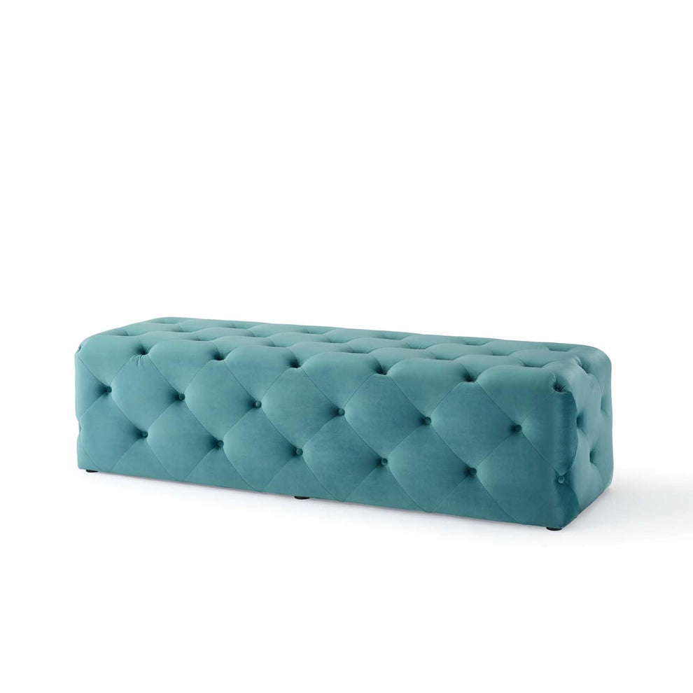 Modway Anthem 60" Tufted Button Entryway Performance Velvet Bench - EEI-3770 | Benches | Modishstore - 18