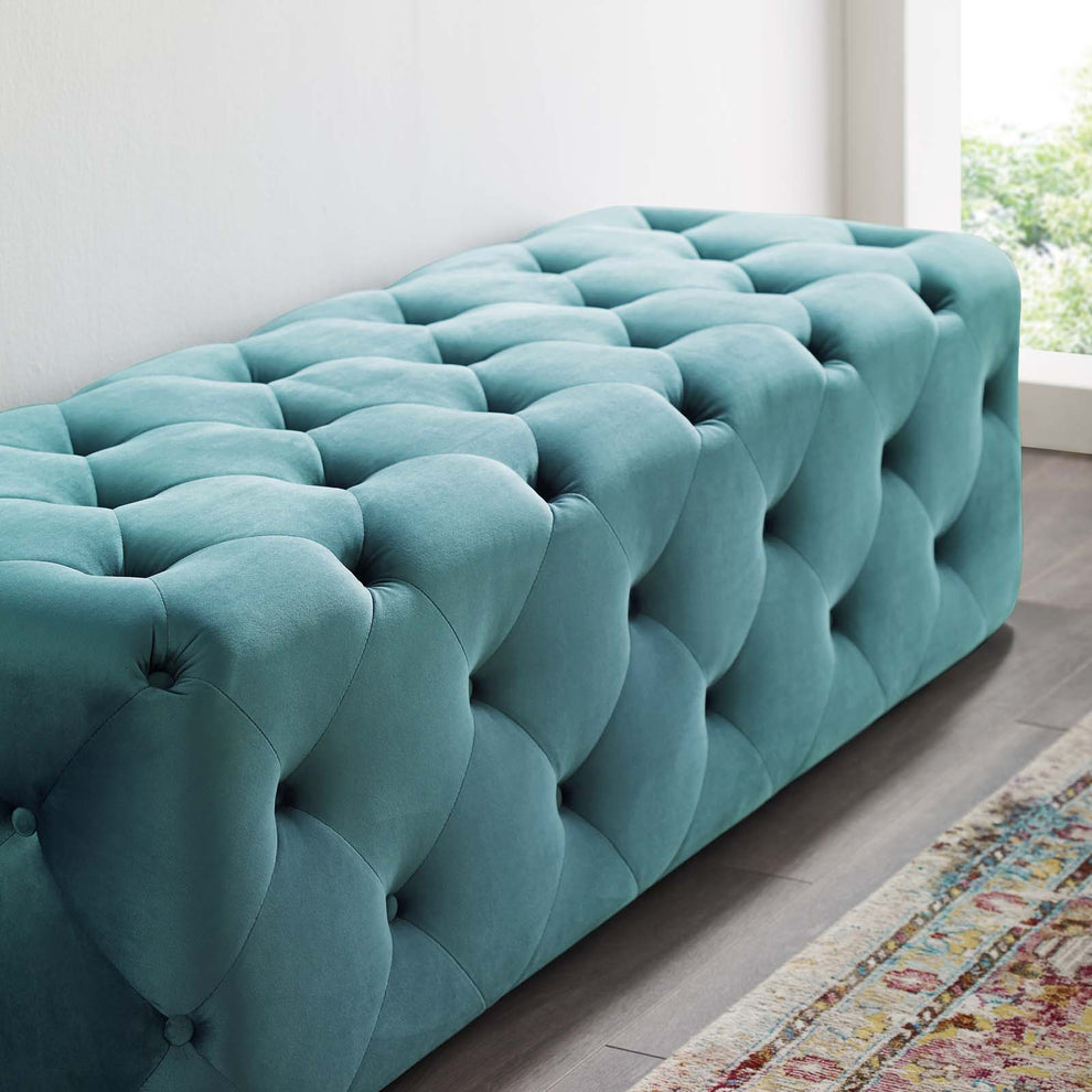 Modway Anthem 60" Tufted Button Entryway Performance Velvet Bench - EEI-3770 | Benches | Modishstore - 21