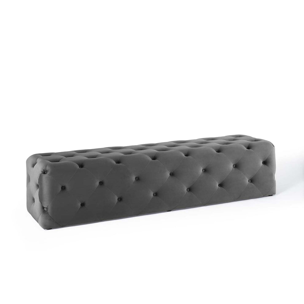 Modway Anthem 72" Tufted Button Entryway Performance Velvet Bench - EEI-3772 | Benches | Modishstore - 2