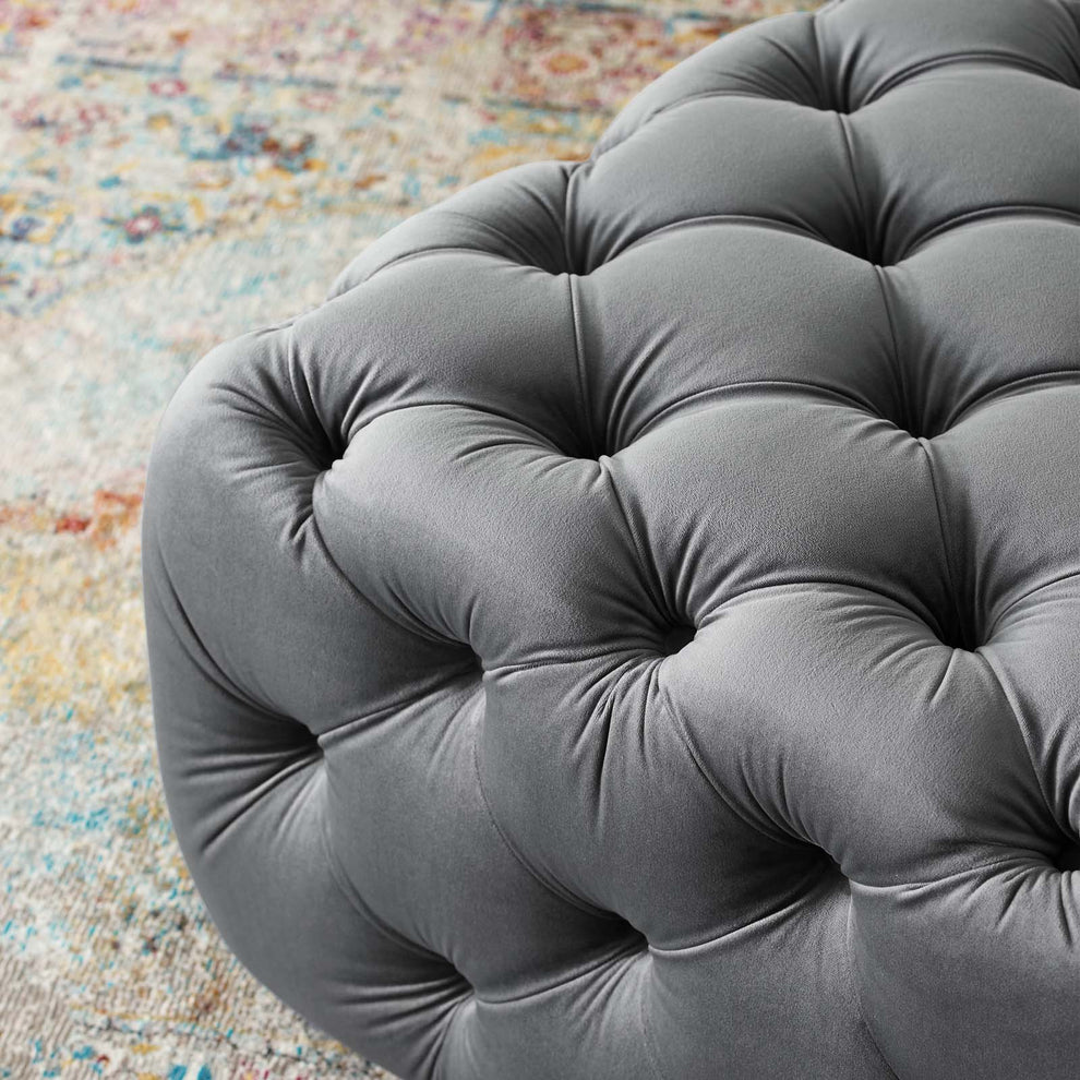 Modway Anthem Tufted Button Square Performance Velvet Ottoman - EEI-3776 | Ottomans | Modishstore - 14