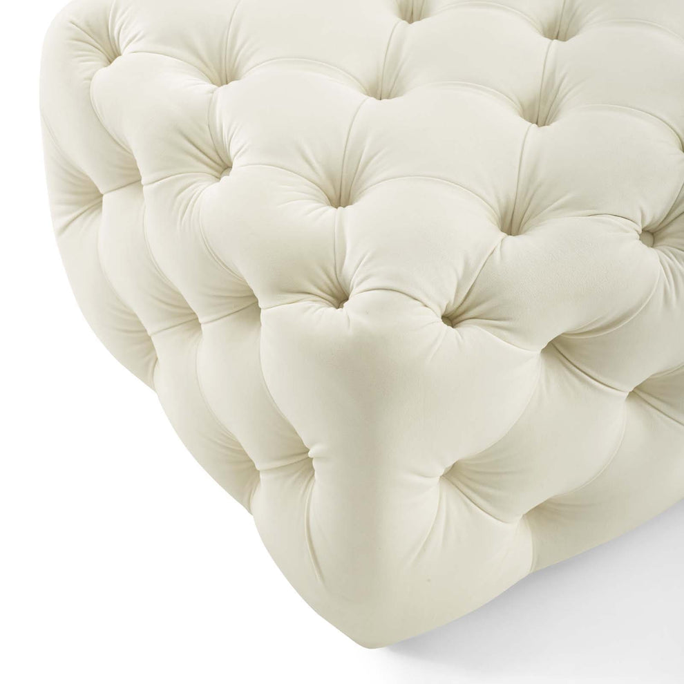 Modway Anthem Tufted Button Square Performance Velvet Ottoman - EEI-3776 | Ottomans | Modishstore - 20