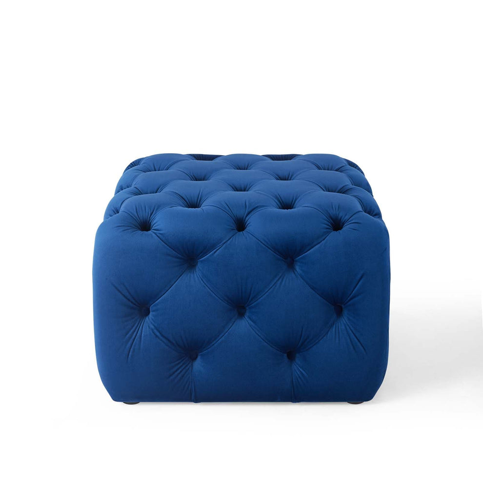 Modway Anthem Tufted Button Square Performance Velvet Ottoman - EEI-3776 | Ottomans | Modishstore - 27