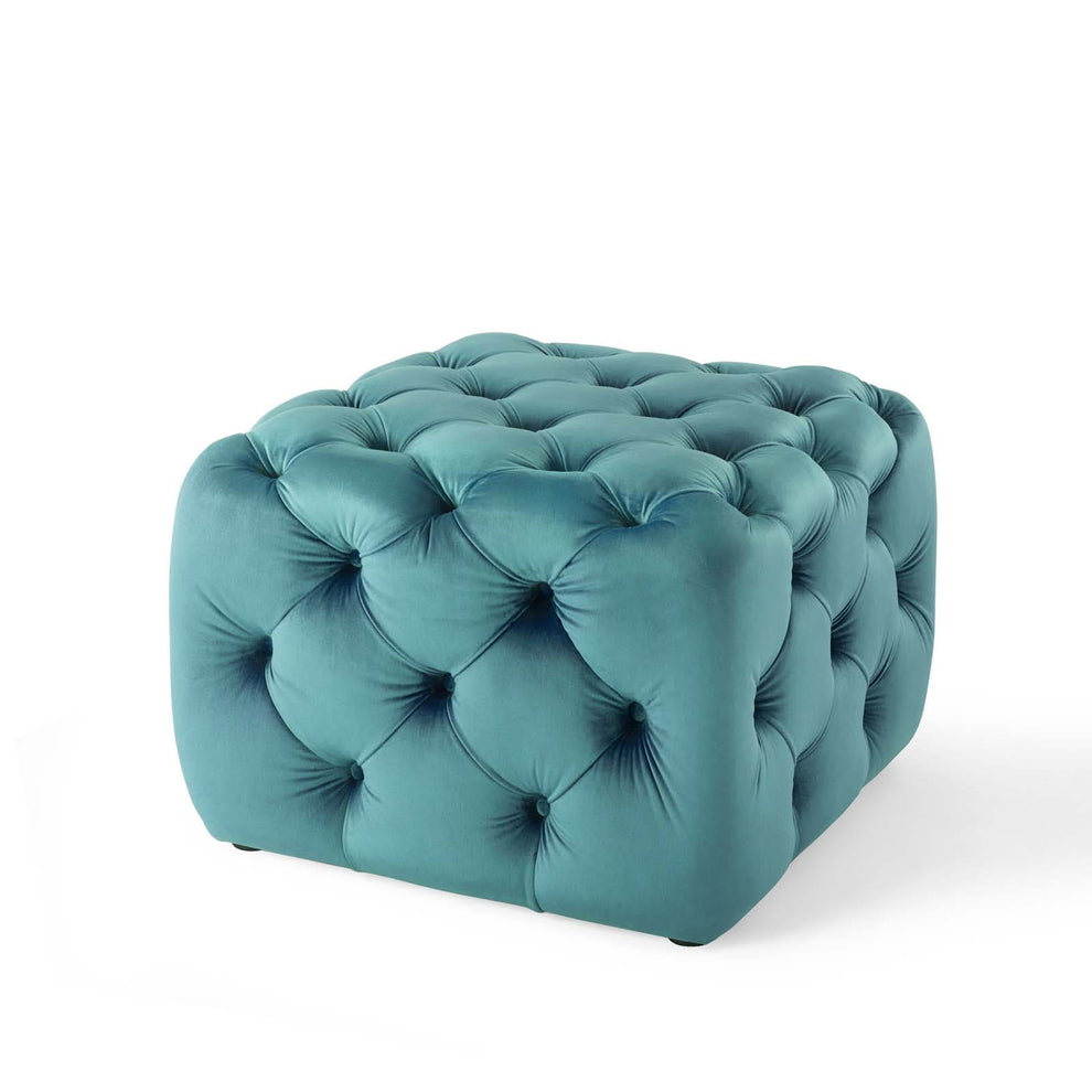 Modway Anthem Tufted Button Square Performance Velvet Ottoman - EEI-3776 | Ottomans | Modishstore - 34