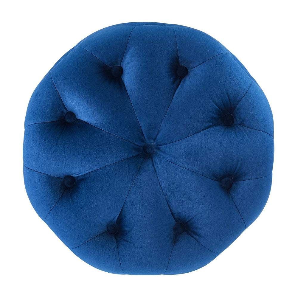 Modway Anthem Tufted Button Round Performance Velvet Ottoman - EEI-3778 | Ottomans | Modishstore - 22