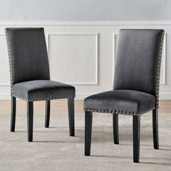 Modway Parcel Performance Velvet Dining Side Chairs - Set of 2 - EEI-3779