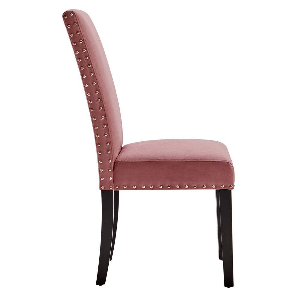 Modway Parcel Performance Velvet Dining Side Chairs - Set of 2 - EEI-3779 | Side Chairs | Modishstore - 21