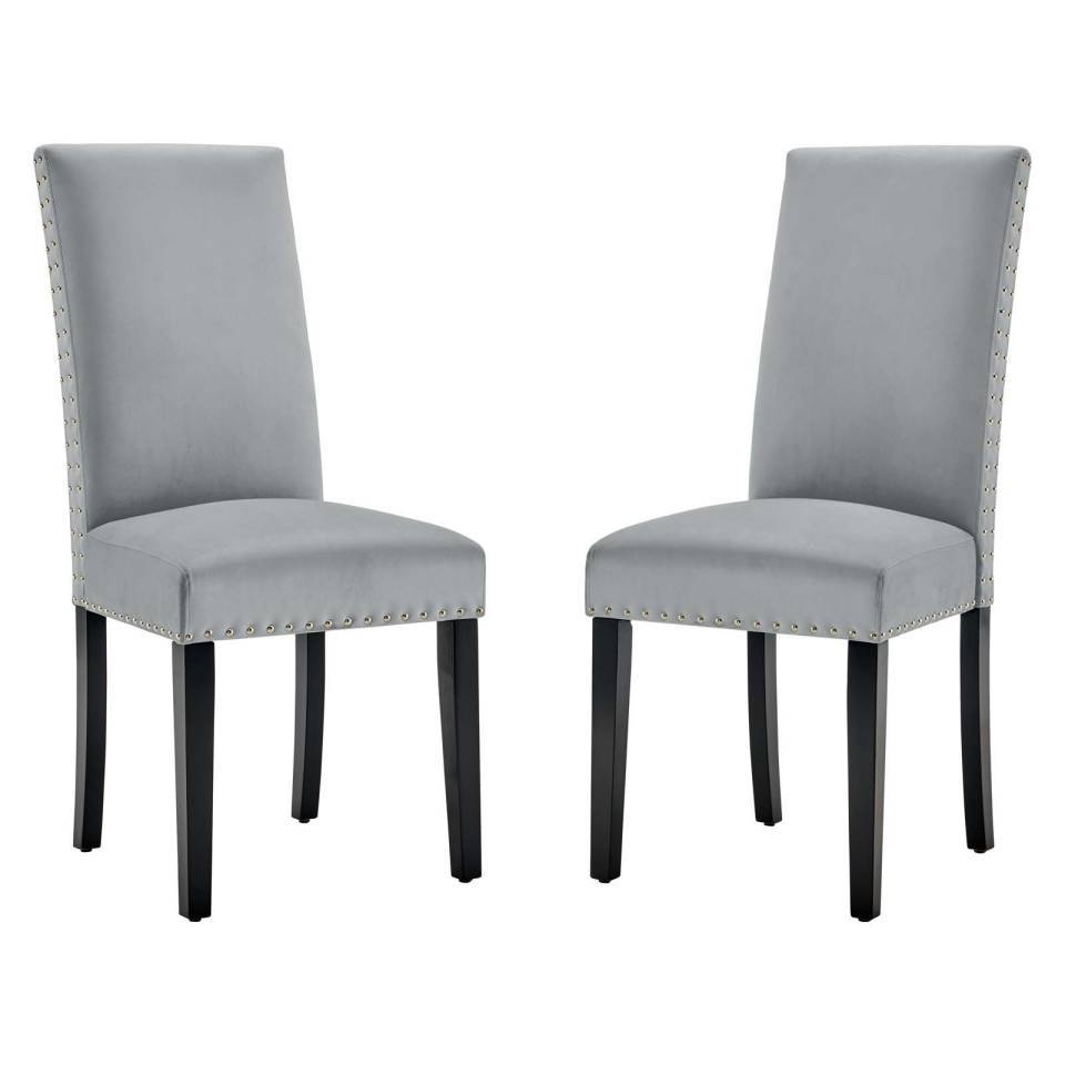 Modway Parcel Performance Velvet Dining Side Chairs - Set of 2 - EEI-3779 | Side Chairs | Modishstore - 16