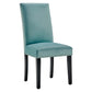 Modway Parcel Performance Velvet Dining Side Chairs - Set of 2 - EEI-3779 | Side Chairs | Modishstore - 29
