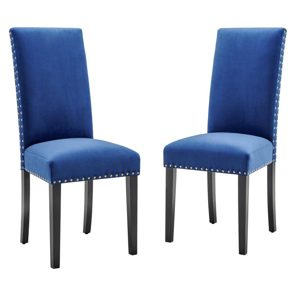 Modway Parcel Performance Velvet Dining Side Chairs - Set of 2 - EEI-3779 | Side Chairs | Modishstore - 11