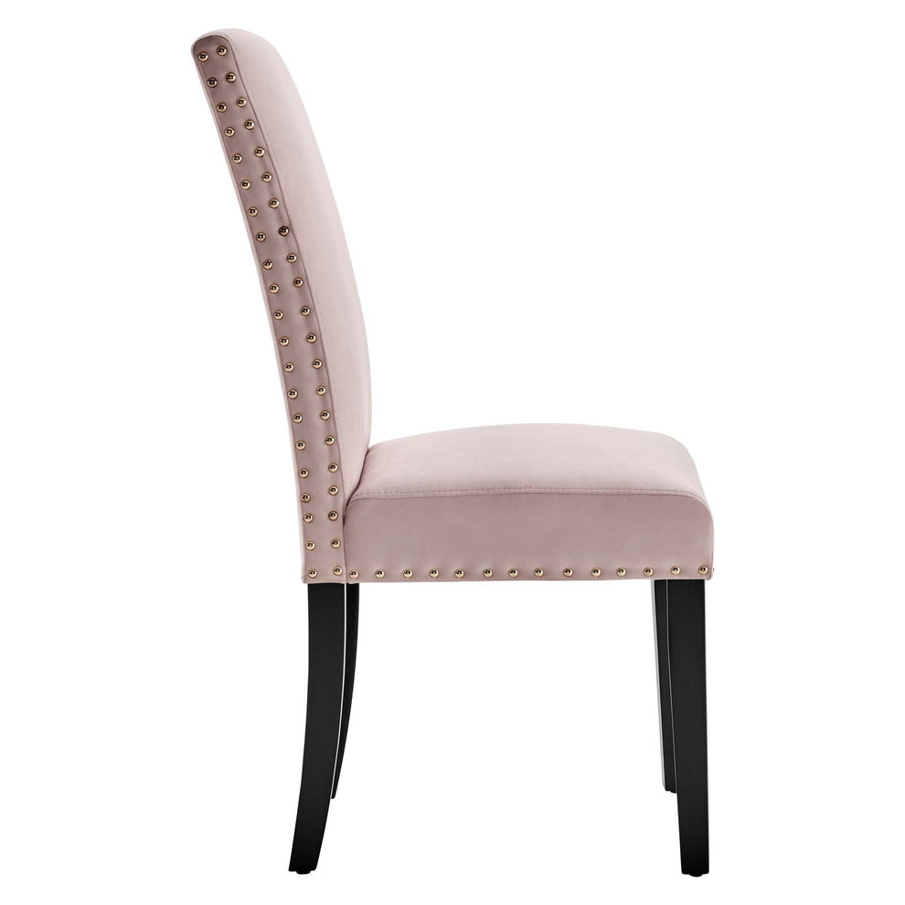 Modway Parcel Performance Velvet Dining Side Chairs - Set of 2 - EEI-3779 | Side Chairs | Modishstore - 25