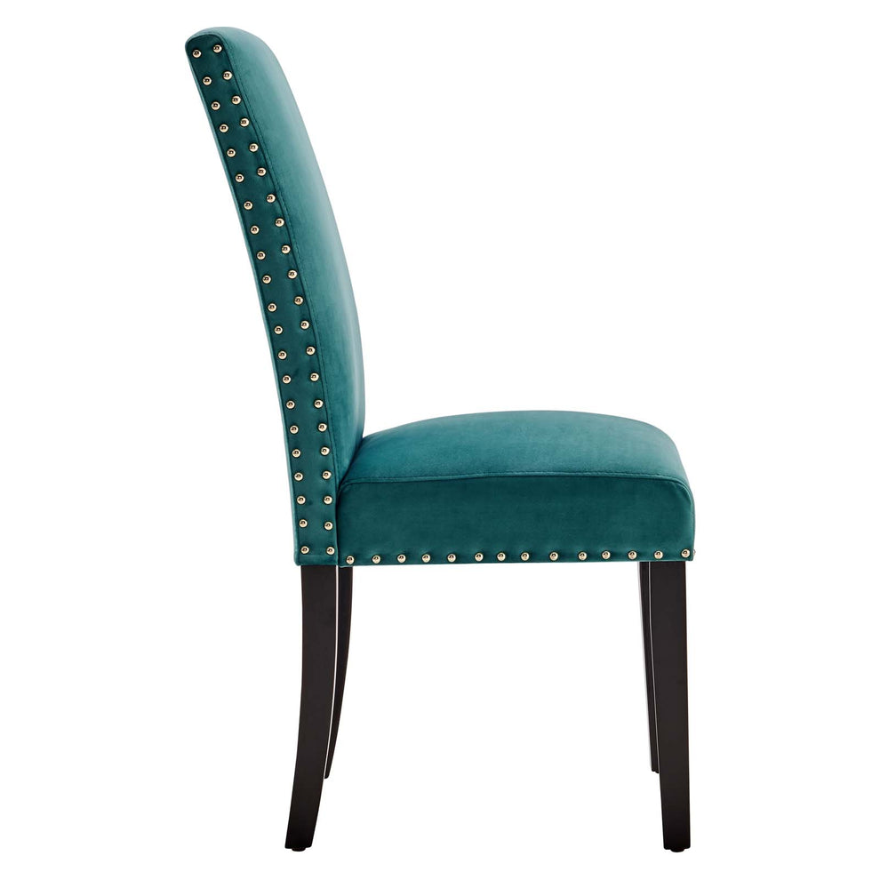 Modway Parcel Performance Velvet Dining Side Chairs - Set of 2 - EEI-3779 | Side Chairs | Modishstore - 26